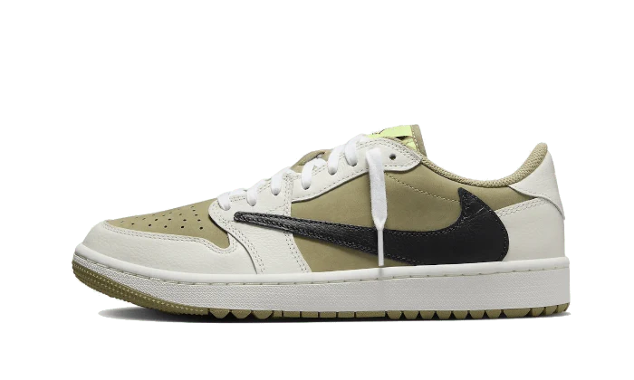 Air Jordan 1 Low Golf Travis Scott Neutral Olive – Summersnkrs