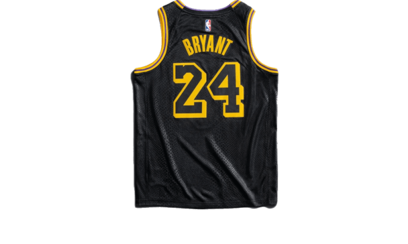 Nike Los Angeles Lakers Kobe Bryant Black Mamba City Jersey